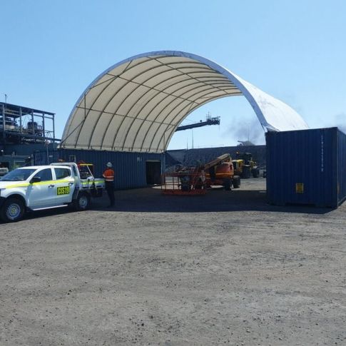 TMG-ST2041CV SHIPCONT SHELTER 40'L X 20W