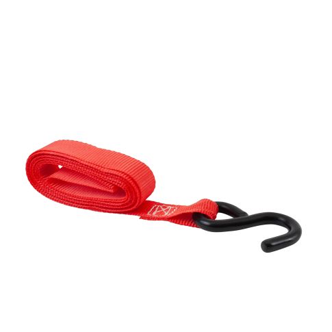 2610WHVC RATCHET/STRAP W/HK 1"X10' RED