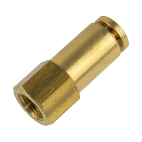 1866X4 BRASS PLC FEMALE CONNECTOR