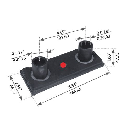 01BCD289451 MOTOR MOUNT, LOWER