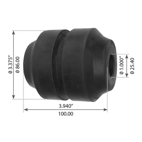 0649-02 Suspension Equalizer Beam Center Bushing
