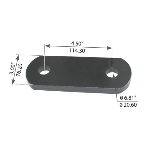 16-15867-000 Leaf Spring Shackle Side Bar
