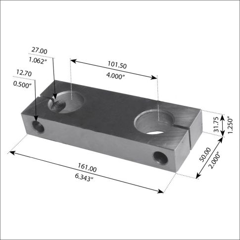 B20-1007 SPRING SHACKLE BAR