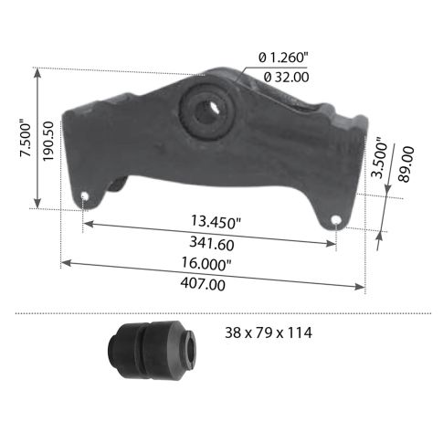 R302844 Suspension Equalizer Beam