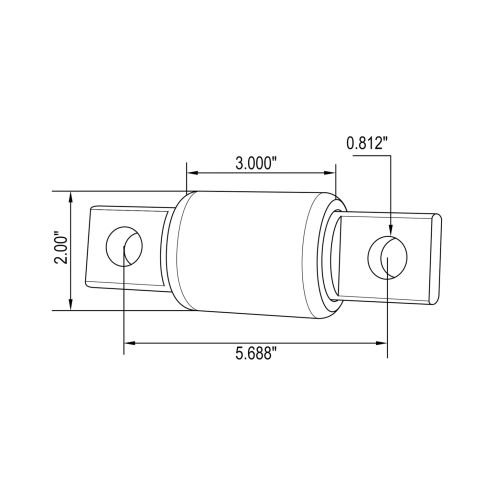 16-16412-000 Suspension Equalizer Beam Center Bushing
