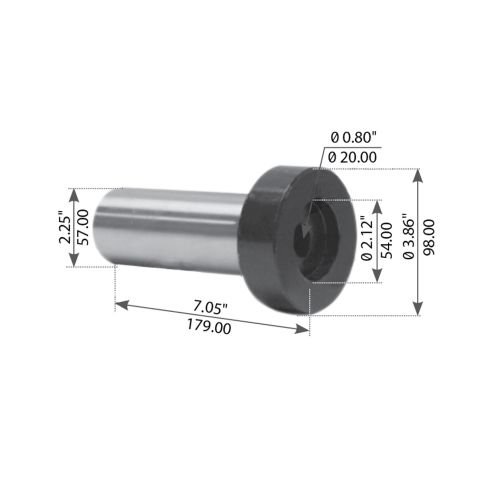 16-13643-000 Suspension Equalizer Beam Center Shaft