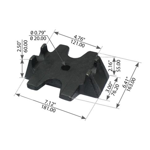 16-14140-000 Beam Axle Seat