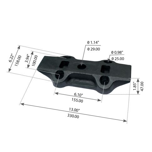 16-14266-001 Beam Axle Seat