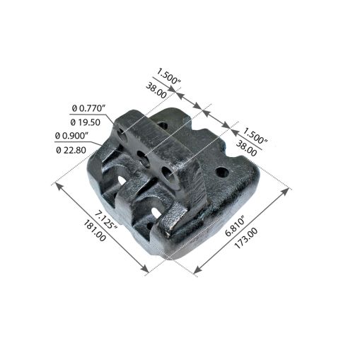 3082256 Leaf Spring Hanger