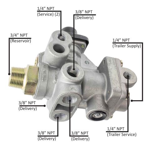 れ 65437 | Spring Brake Control Valve (SR-5) | Fleetsworld