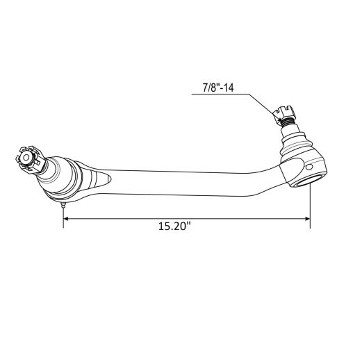 10-02498 | Drag Link Assembly | Fleetsworld